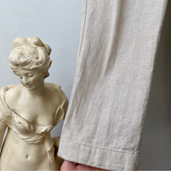 Linen Drawstring Lounge Pants - Picture 5 of 12